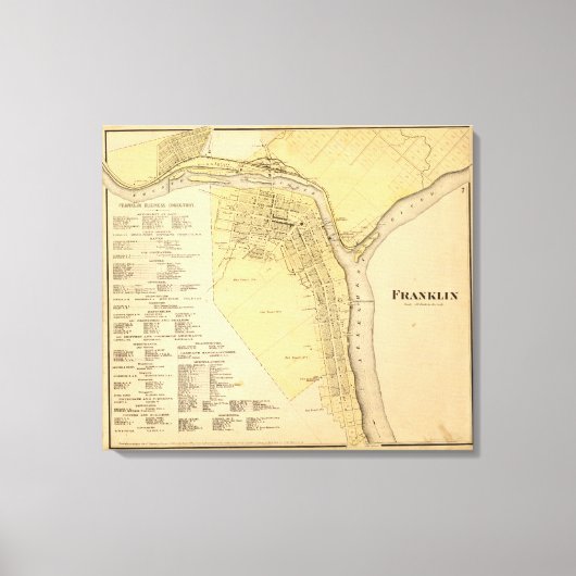 Franklin Canvas Afdruk (Voorkant)