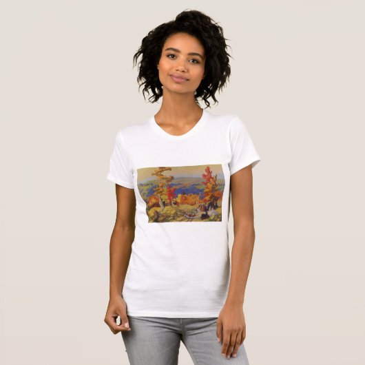 Franklin Carmichael, Herfst in de Northlands Acti T-shirt (Voorkant volledig)