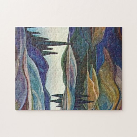 Franklin Carmichael - Mirror Lake Legpuzzel (Horizontaal)