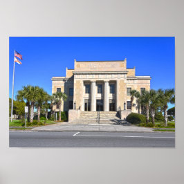 Franklin County Courthouse, Apalachicola, Florida Poster