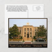 Franklin County Courthouse - Winchester, TN Briefkaart (Voorkant / Achterkant)