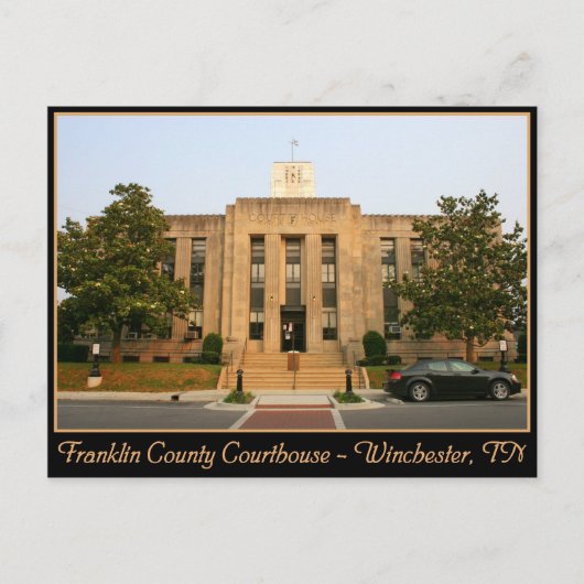 Franklin County Courthouse - Winchester, TN Briefkaart (Voorkant)