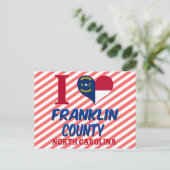 Franklin County, North Carolina Briefkaart (Staand voorkant)