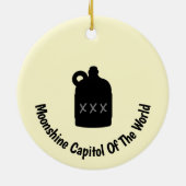 Franklin County, VA Moonshine Capitol Ornament (Achterkant)