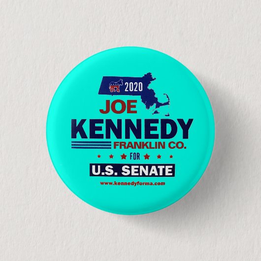 Franklin County voor Joe Kennedy 2020 Ronde Button 3,2 Cm (Voorkant)