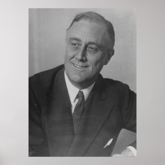 FRANKLIN D. ROOSEVELT 1924 National Archives Photo Poster (Voorkant)