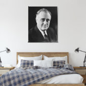 FRANKLIN D. ROOSEVELT 1933 Nationaal Archief Foto Canvas Afdruk (Insitu (Slaapkamer))