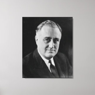 FRANKLIN D. ROOSEVELT 1933 Nationaal Archief Foto Canvas Afdruk
