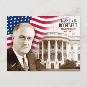 Franklin D. Roosevelt - 32e President van de VS Briefkaart