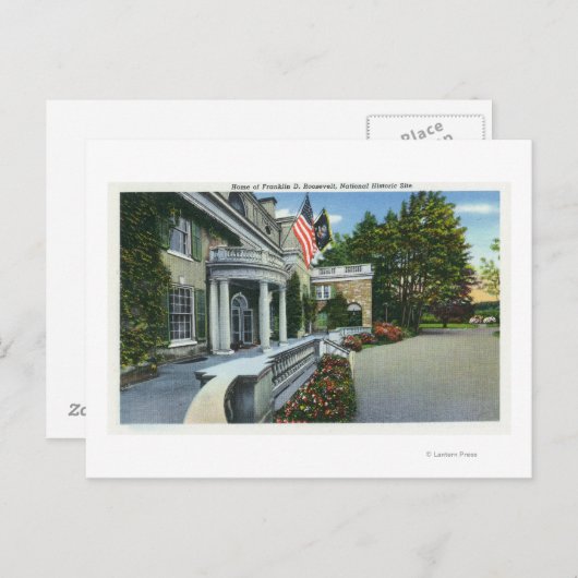 Franklin D Roosevelt Briefkaart (Voorkant / Achterkant)