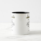 Franklin D. Roosevelt citaat Mok van tweetone koff (Center)