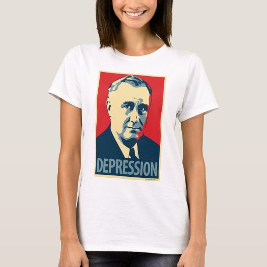 Franklin D. Roosevelt - Depressie: OHP Dames Top (Voorkant)