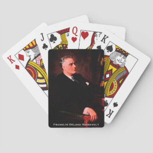Franklin D. Roosevelt, FRD 32e POTUS Politiek Pokerkaarten