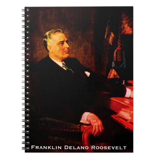 Franklin D. Roosevelt, FRD 32e President Verenigde Notitieboek (Voorkant)