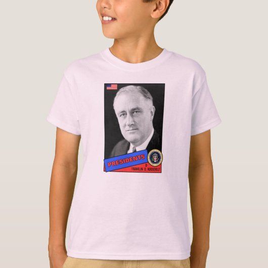 Franklin D. Roosevelt-honkaarten T-shirt (Voorkant)