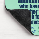 Franklin D. Roosevelt Inspirerend Progress Quote Muismat (Hoek)