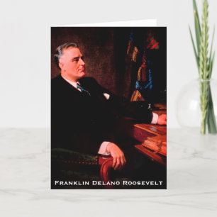 Franklin D. Roosevelt, President van depressie en Bedankkaart