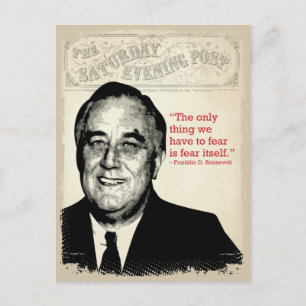 Franklin D. Roosevelt Quote Briefkaart