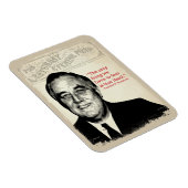 Franklin D. Roosevelt Quote Magneet (Rechterzijde)