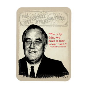 Franklin D. Roosevelt Quote Magneet