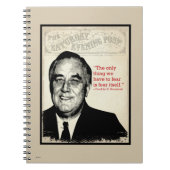 Franklin D. Roosevelt Quote Notitieboek (Voorkant)