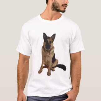 franklin de duitse herder t-shirt