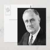 Franklin Delano Roosevelt Briefkaart (Voorkant / Achterkant)