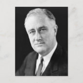 Franklin Delano Roosevelt Briefkaart (Voorkant)