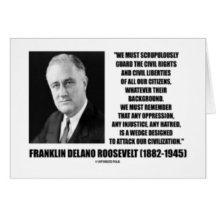 Franklin Delano Roosevelt Burgerrechten Burgerrech