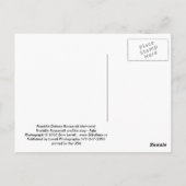 Franklin Delano Roosevelt Memorial Briefkaart (Achterkant)