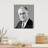 Franklin Delano Roosevelt Poster (Keuken)