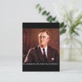 Franklin Delano Roosevelt  Producten Briefkaart (Staand voorkant)