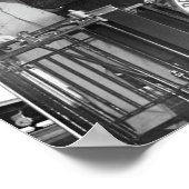 Franklin en Eleanor Roosevelt over trein met perso Poster (Hoek)