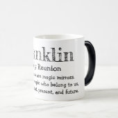 Franklin Familie Reünie Koffie Mok (Voorkant rechts)