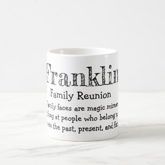Franklin Familie Reünie Koffie Mok