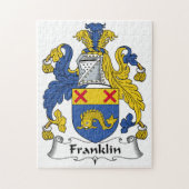Franklin Family Crest Legpuzzel (Verticaal)