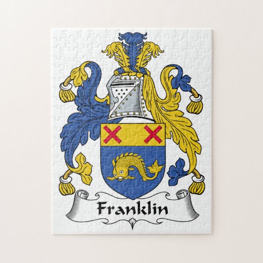 Franklin Family Crest Legpuzzel (Verticaal)