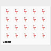 Franklin Flamingo Ronde Sticker (Vel)