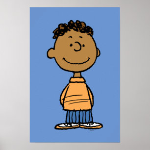 Franklin glimlachend poster