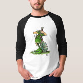 Franklin Gothic Green Baseball T-shirt (Voorkant)