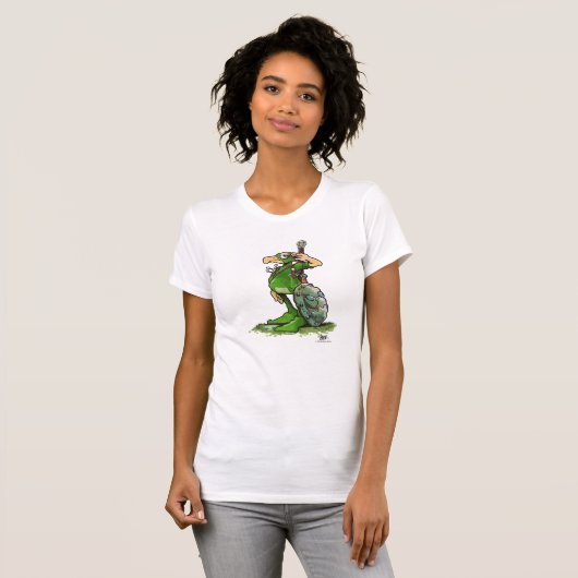 Franklin Gothic Green T-shirt (Voorkant volledig)