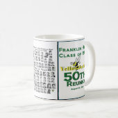 Franklin High Class of 1968 50th Reunion cup Koffiemok (Voorkant rechts)