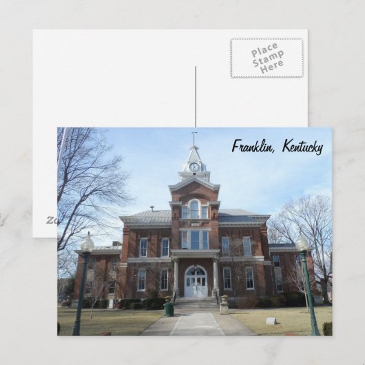 Franklin, Kentucky Briefkaart (Voorkant / Achterkant)