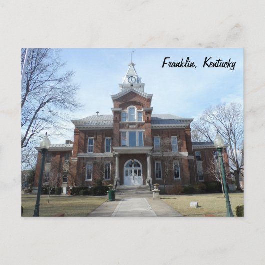 Franklin, Kentucky Briefkaart (Voorkant)