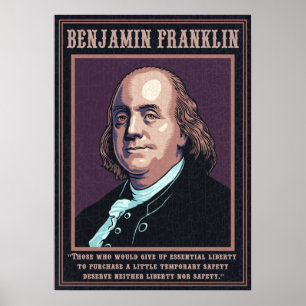 Franklin-Liberty Poster