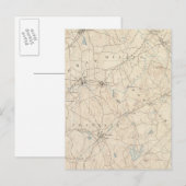 Franklin, Massachusetts Briefkaart (Voorkant / Achterkant)