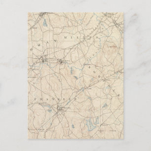 Franklin, Massachusetts Briefkaart