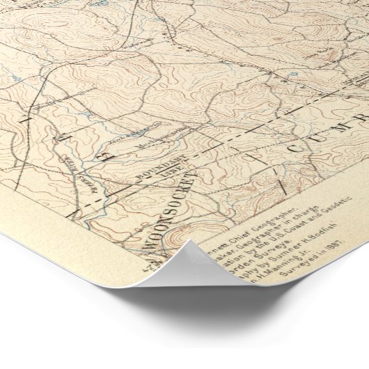 Franklin, Massachusetts Poster (Hoek)