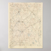 Franklin, Massachusetts Poster (Voorkant)