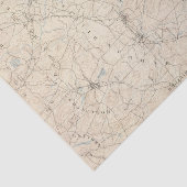 Franklin, Massachusetts Tissuepapier (Detail)